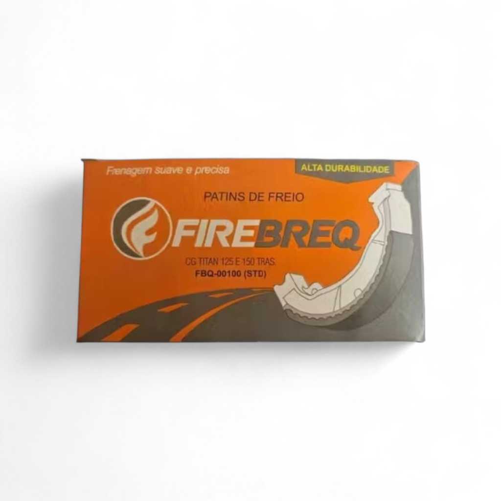 Patins Lona de Freio Traseiro Titan 125 Titan 150 Titan 160 - Firebreq