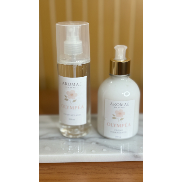 Kit Olympea – Body Splash & Creme Hidratante Aromaé