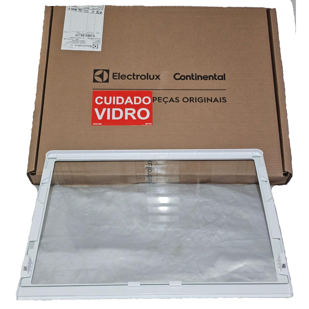 Prateleira de vidro Para Geladeira Electrolux Tf42 Tc41 Df42x Tw42s 51x39cm