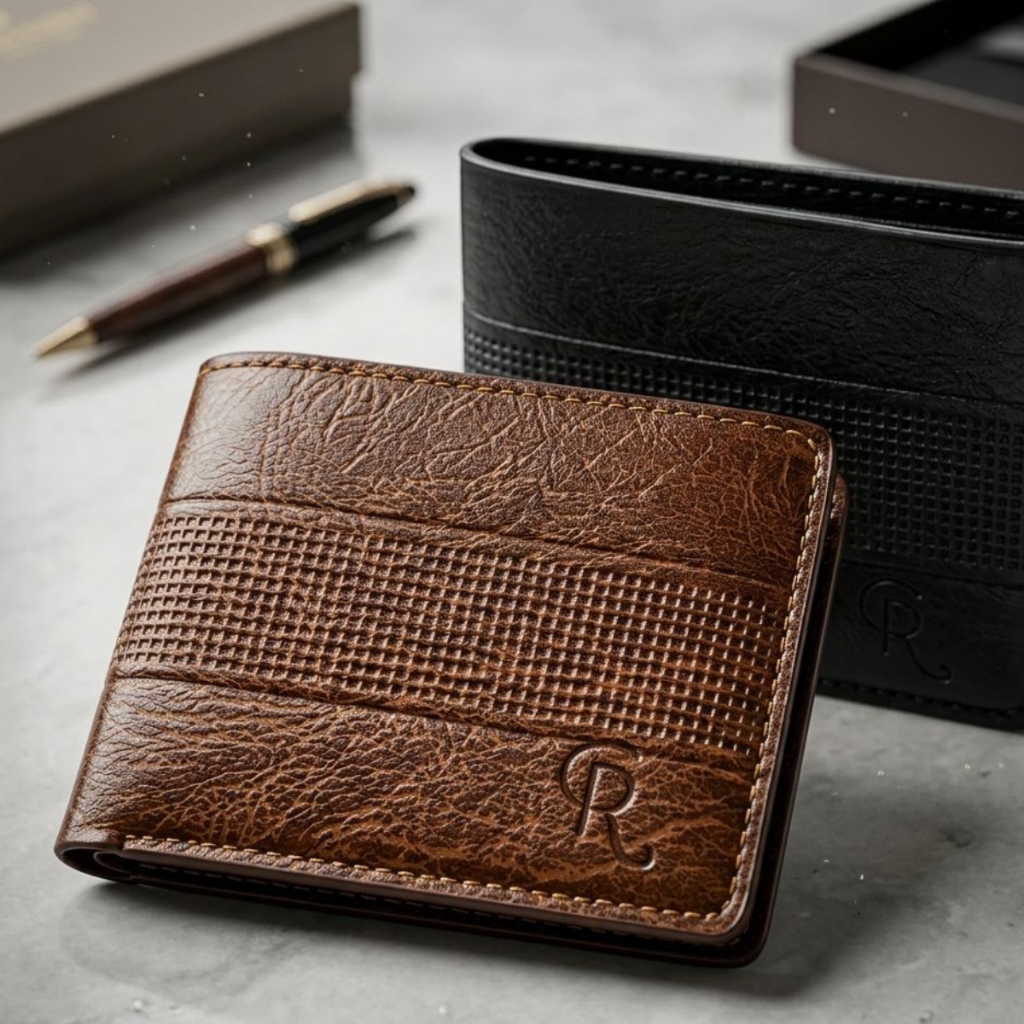 Carteira Masculina Courino  Porta Cartão Slim Preta/marrom/Caramelo em Oferta na Shopee