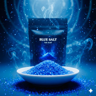 Blue Salt Limpeza Espiritual – Sal Azul – Hoodoo 100g em Oferta na Shopee