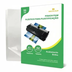 Plástico P/ Plastificação Mares A4 220x307MM 0,07 50/100 Unidades Mecolour