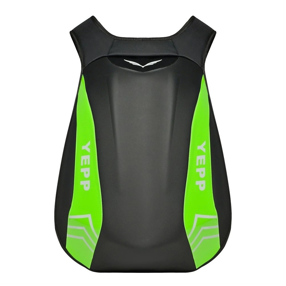 Mochila Bag Moto Motocross Motoboy Trabalho à prova d'água Impermeável Reflexivo Grande Preto