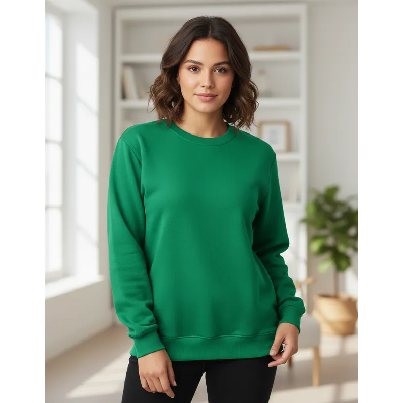 Moletom Liso Masculino E Feminino Blusa De Frio Sem Canguru