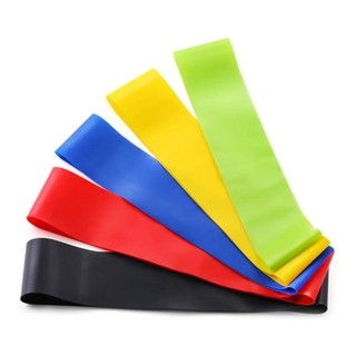 Kit 5 Faixas Elásticas Exercícios Academia Treine Em Casa!!!