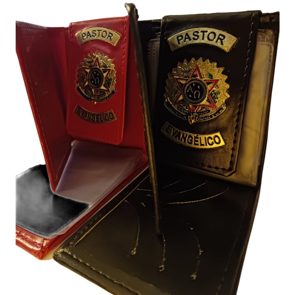 CARTEIRA PASTOR PORTA NOTA em Oferta na Shopee