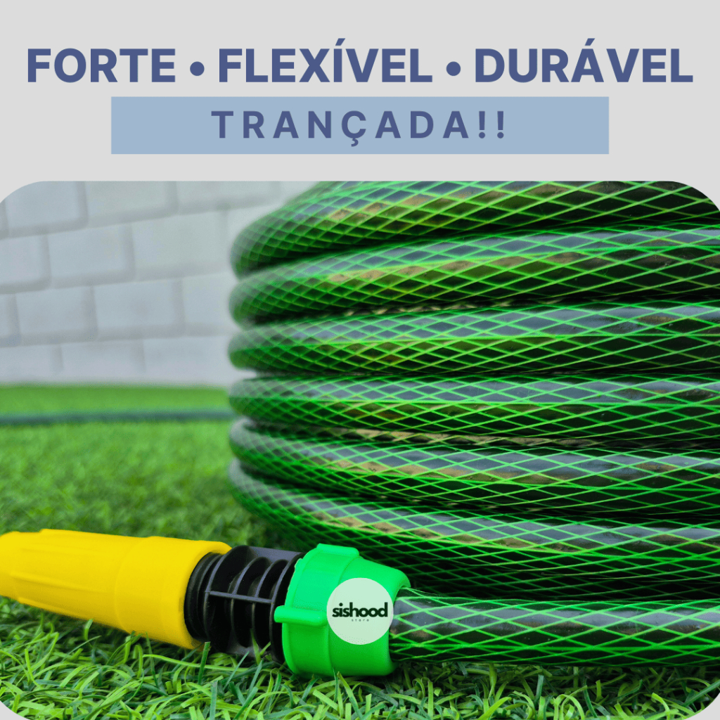 Mangueira de Jardim Reforçada Anti-torção de 5m a 30m