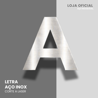 LETRA DE 20 CM - POLIDA - CORTE A LASER em Oferta na Shopee