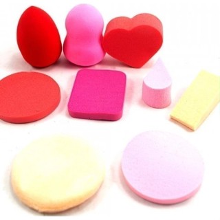 Kit 9 Esponja Para Maquiagem - Combo Com 9 Esponjas - Esponja para Make em Oferta na Shopee
