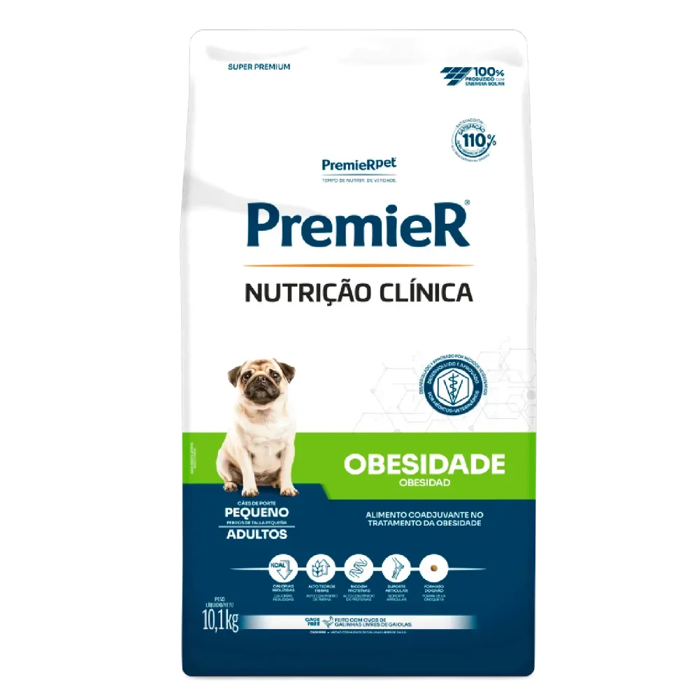 Ração Premier Nutrição Clínica Obesidade Cães Adultos Pequeno Porte 10,1 kg em Oferta na Shopee
