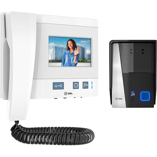 PORTEIRO ELETRONICO HDL VIDEO KITS VIDEO CLASS - 4.3" BRANCO - 90.02.11.000