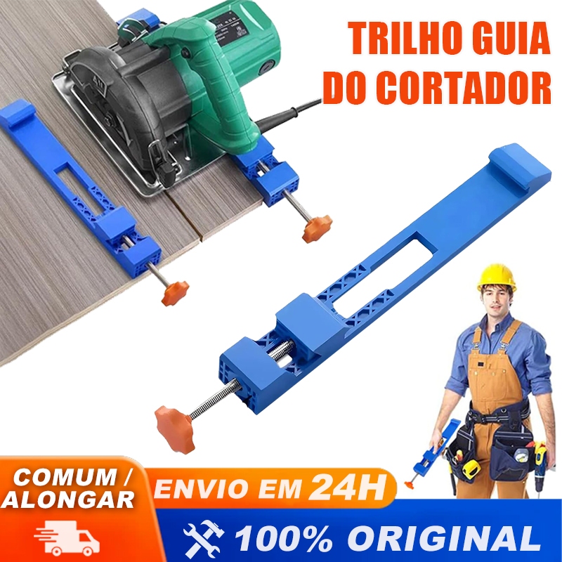 Guia Ajustável para Serra Elétrica Corte Rápido e Preciso em Madeira em Oferta na Shopee