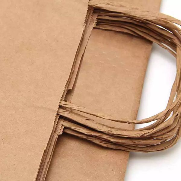 10~40 Sacola de Papel Branca 'P' - 21,5x15x8cm - Cromus — imagem 2 de 2