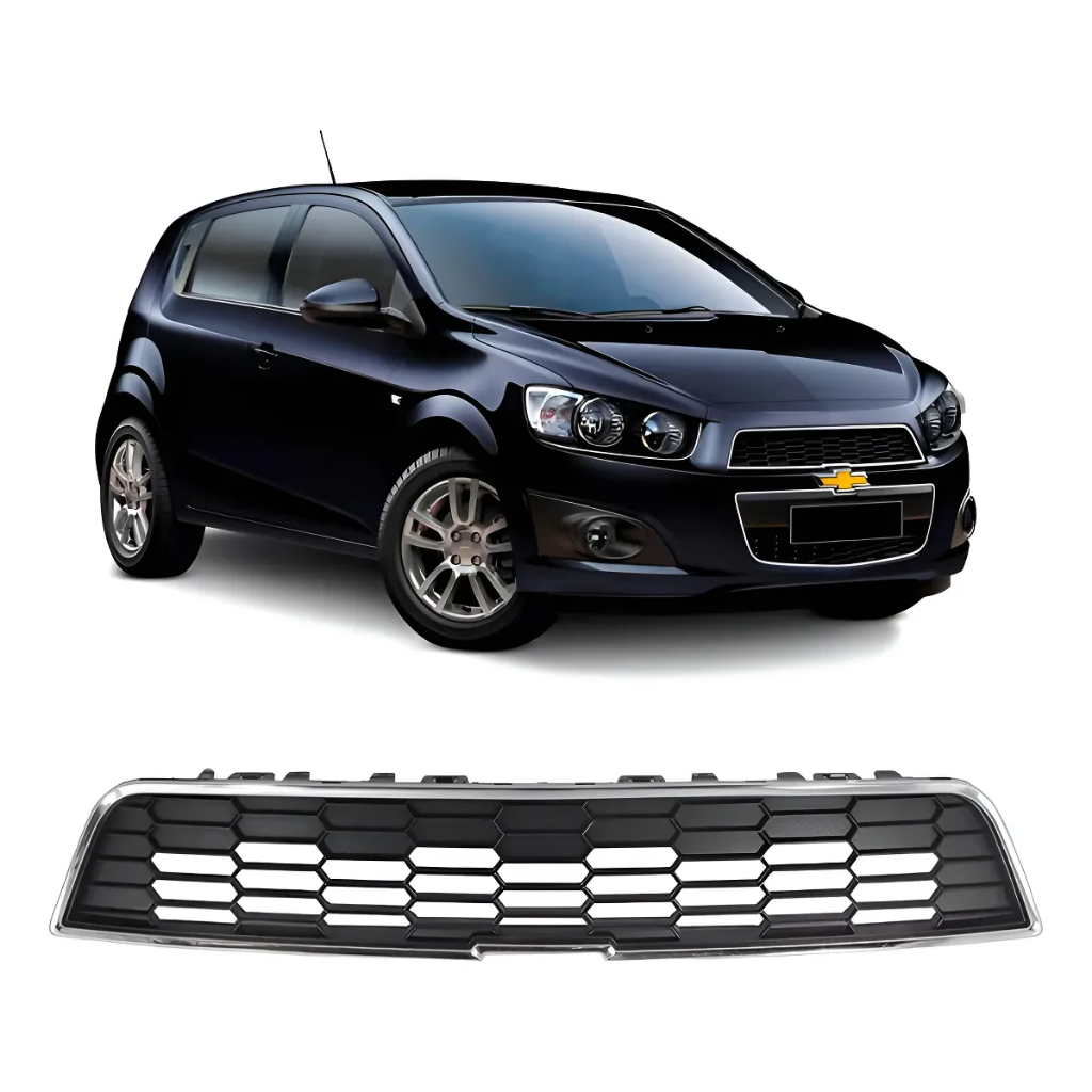 Grade Superior Central Parachoque Dianteiro Sonic Hatch Sonic Sedan 2012 2013 2014 2015 96694759
