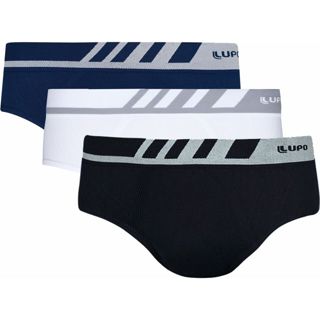 Kit 3 Cuecas Lupo Slip 691 Microfibra S/costura em Oferta na Shopee