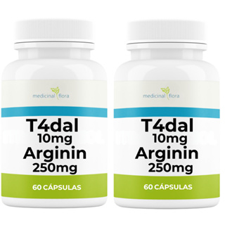 Kit 2 Potes L-Arginina 250mg Com FilTada 10mg - 60 caps em Oferta na Shopee