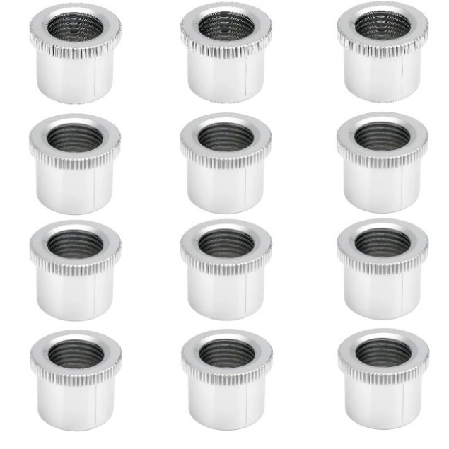 Preme Aperta Canopla 18mm ABS Cromado Para Registros DECA