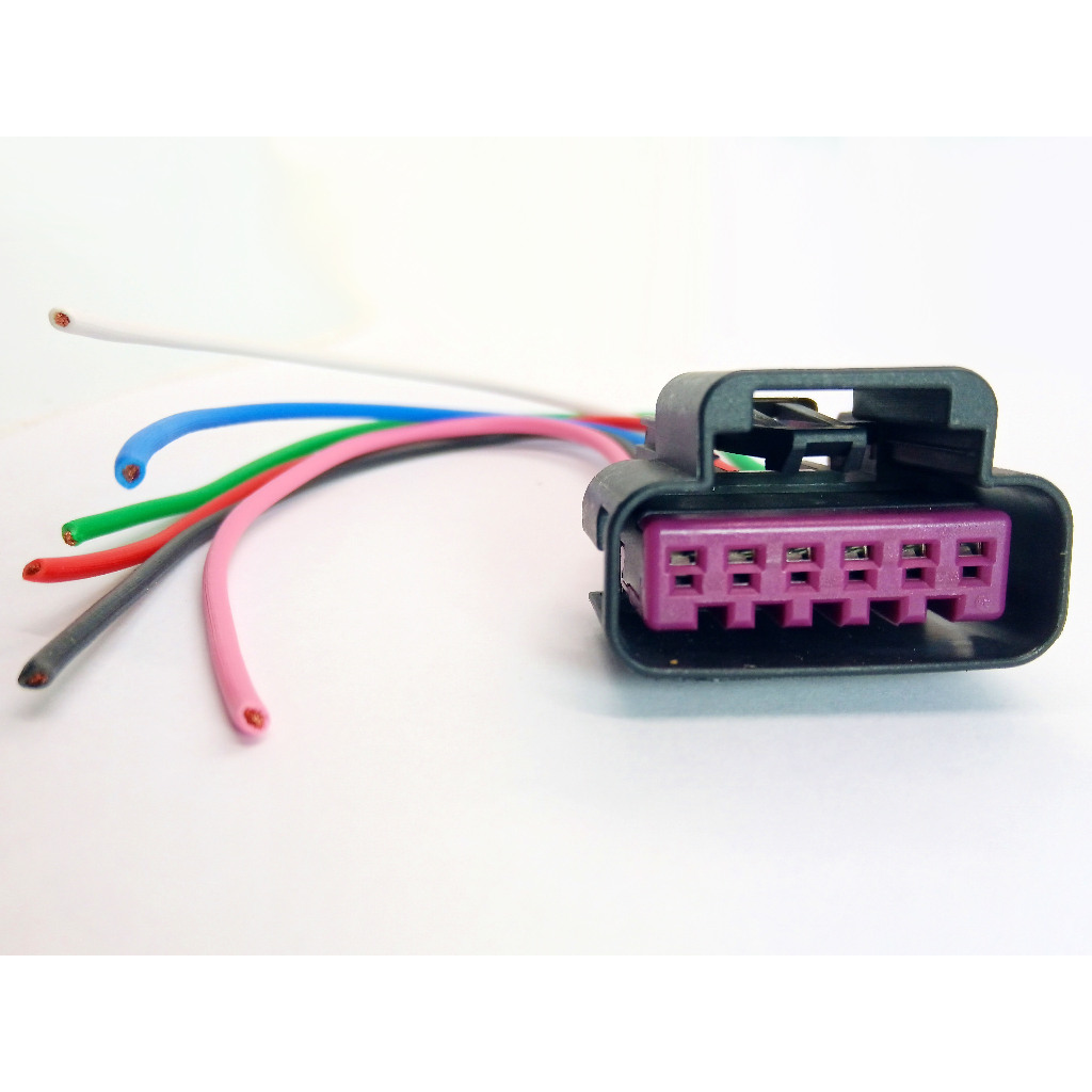 Conector Chicote Plug P/ Lanterna Traseira Fiesta Hatch 2002 A 2007
