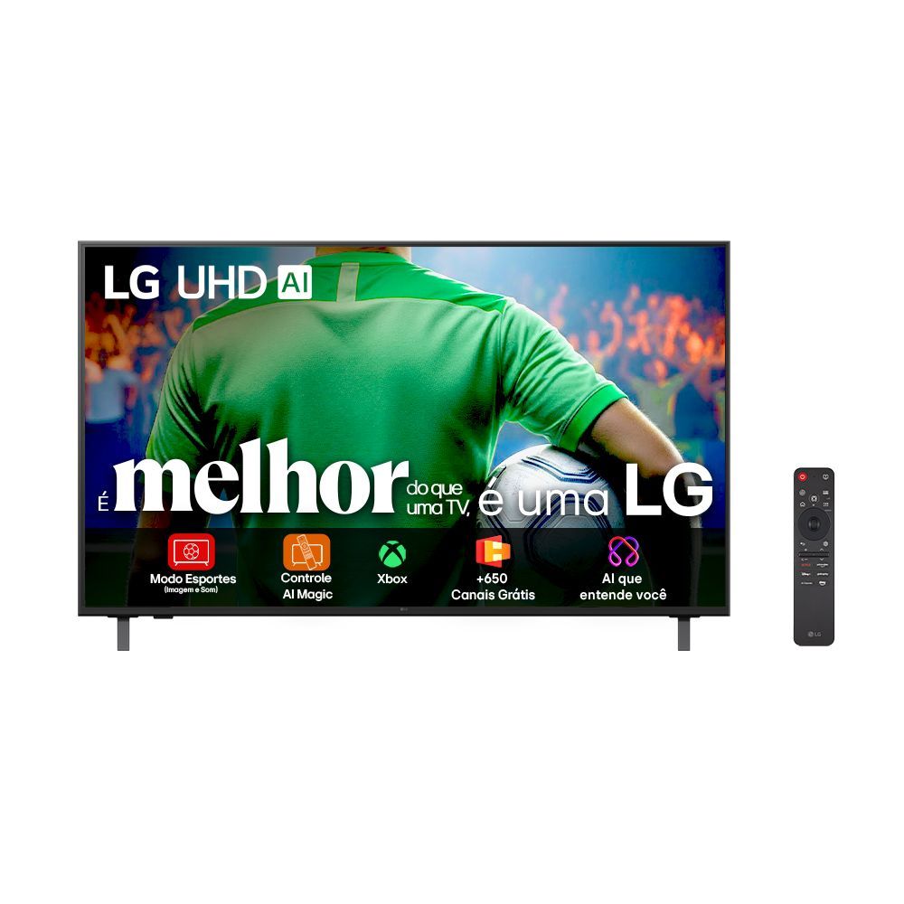 Smart TV LG 65UA8550PSA 4K UHD 65" WebOS 25 4K HDR10 Pro e Processador alpha 7 4K AI Gen8 em Oferta na Shopee