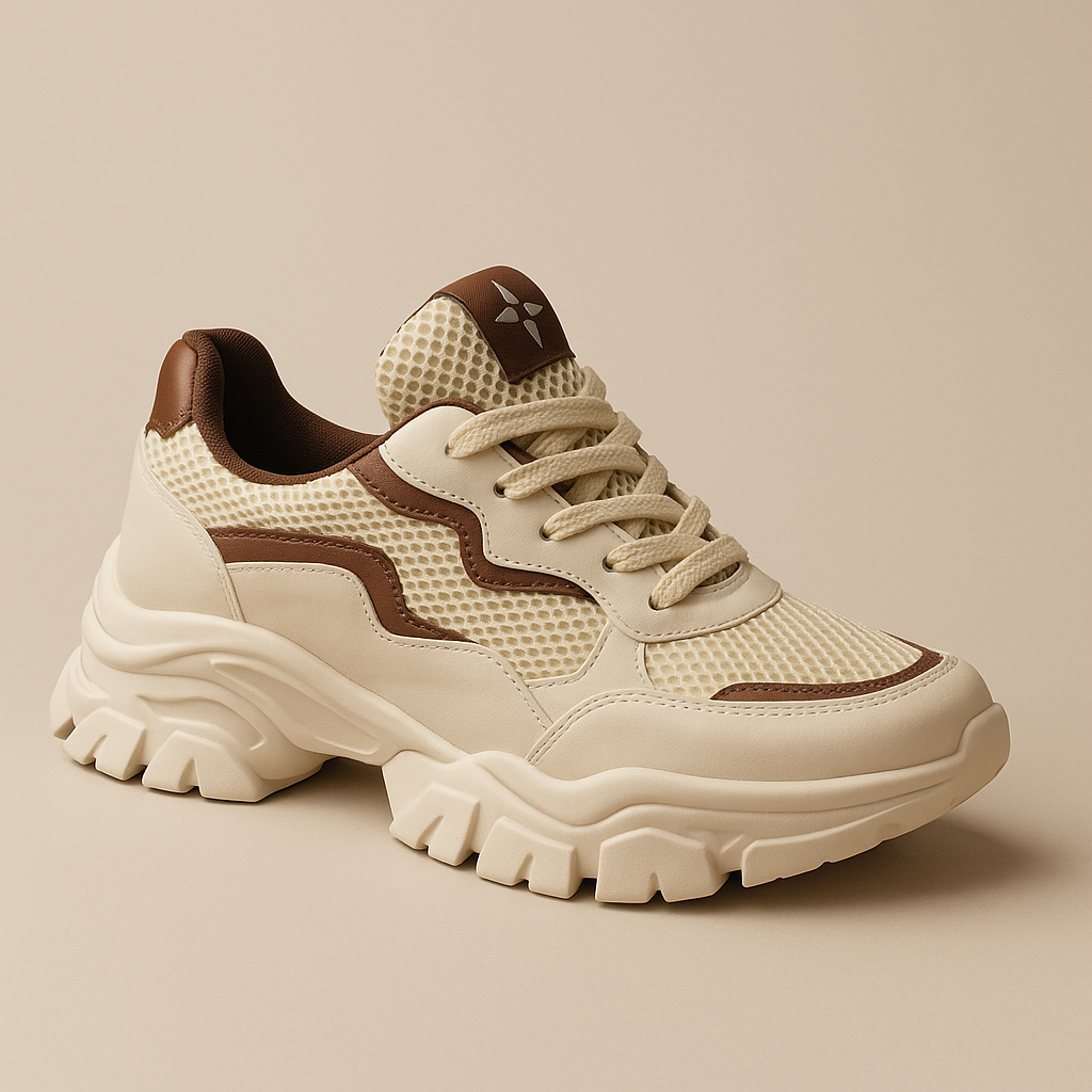 Tênis Chunky Feminino Marrom Nude: Conforto e Estilo para o Seu Dia a Dia - Promoção Imediato em Oferta na Shopee