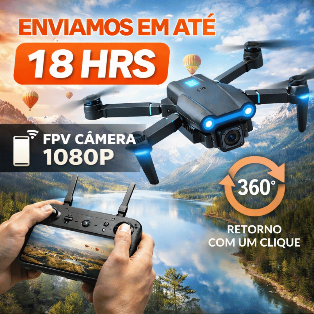 Drone Profissional M71 com Câmera 720p 2025 e Wi-Fi Braços Dobráveis Compacto e Estável