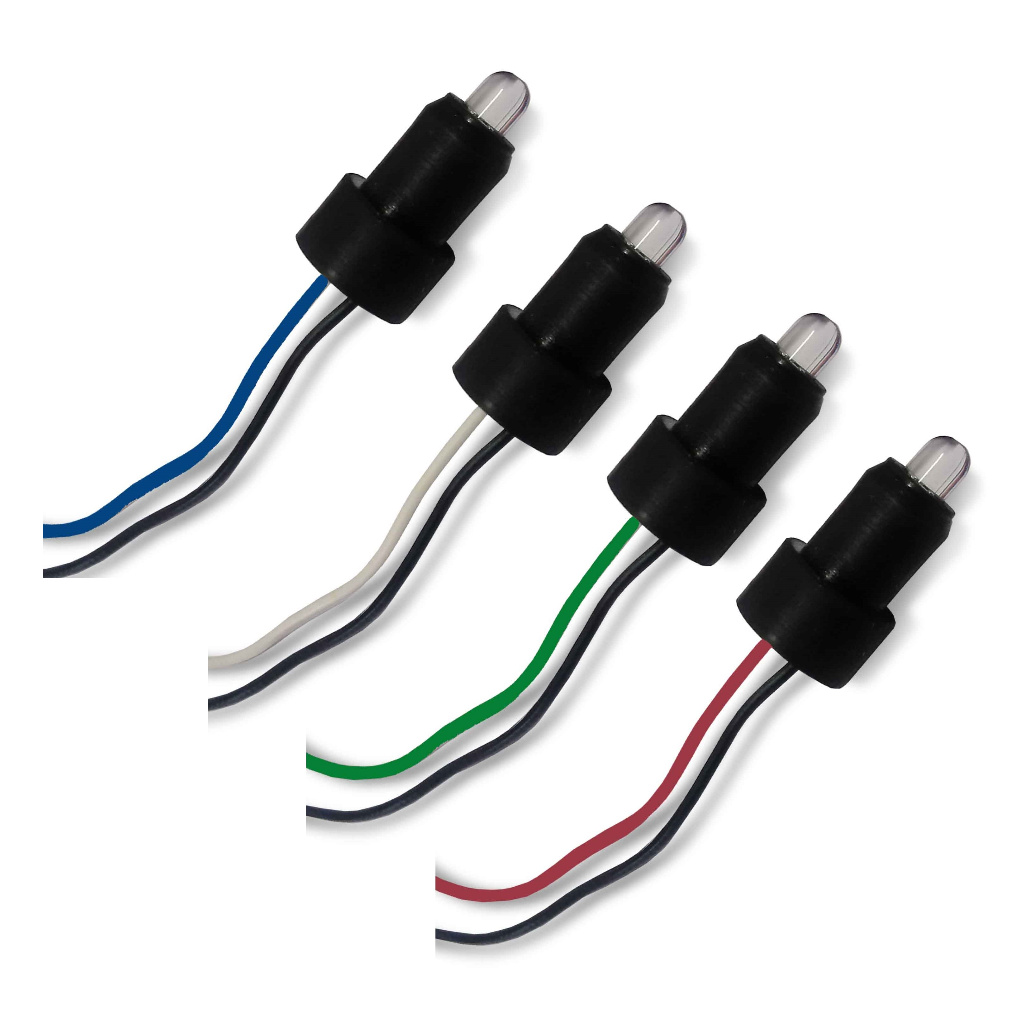 Led 12v P/ Instrumentos Cronomac Manômetros Voltímetros Conta Giros Termômetros