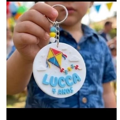 chaveiro 3D Personalizados, chá de bebê, aniversário, batizado, empresas e logo de sua loja, lembrancinhas e brindes