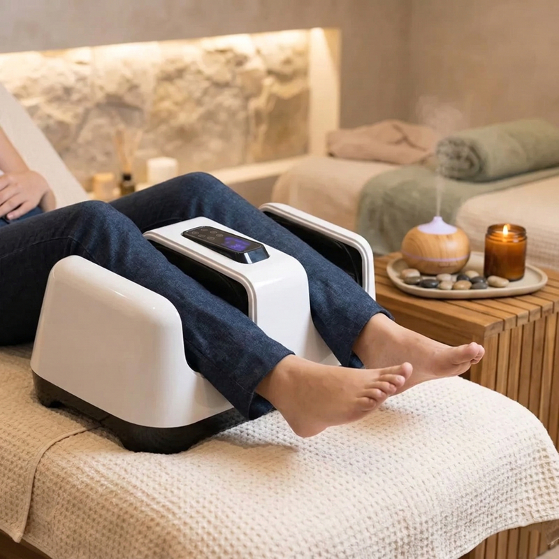 Massageador de Pés Elétrico Bivolt Foot Massager Relax Pró