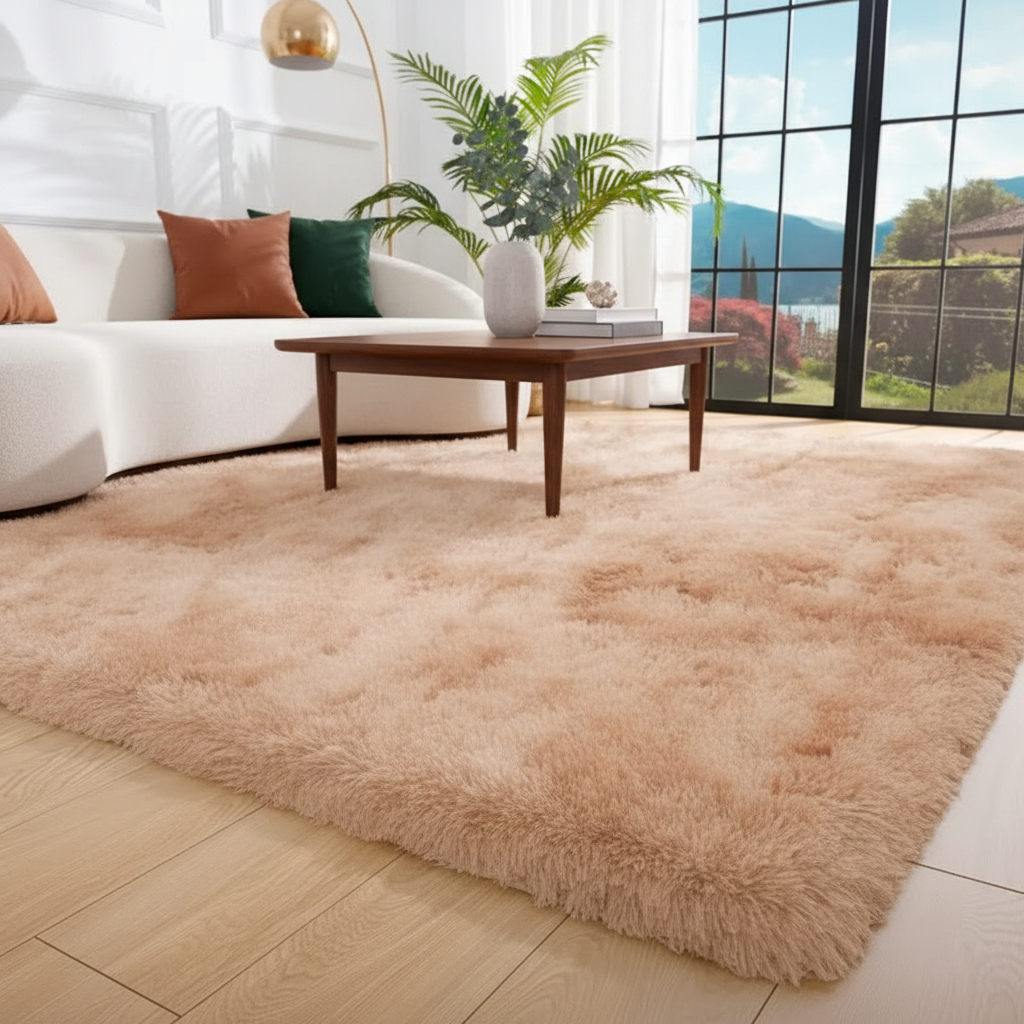 Tapete Sala Peludo Felpudo Shaggy 2 Metros X 1,50 em Oferta na Shopee