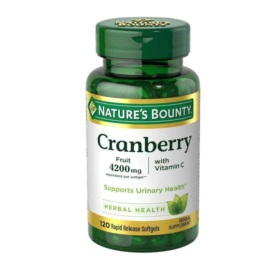 Cranberry 4200mg Nature's Bounty® 120 Cápsulas
