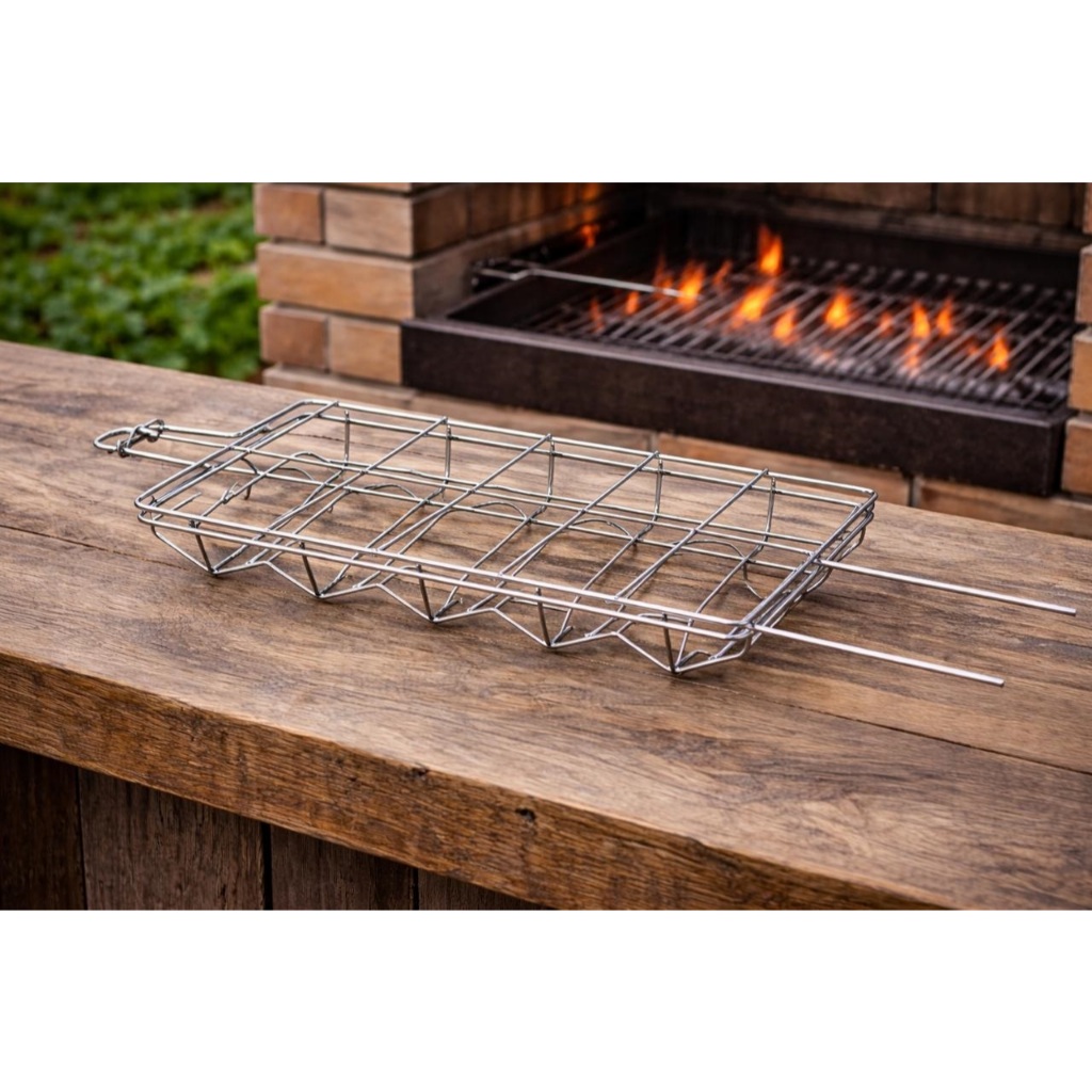 Pão de alho Grelha Churrasqueira Pão de Alho e Milho Resistente praticidade Alta Qualidade