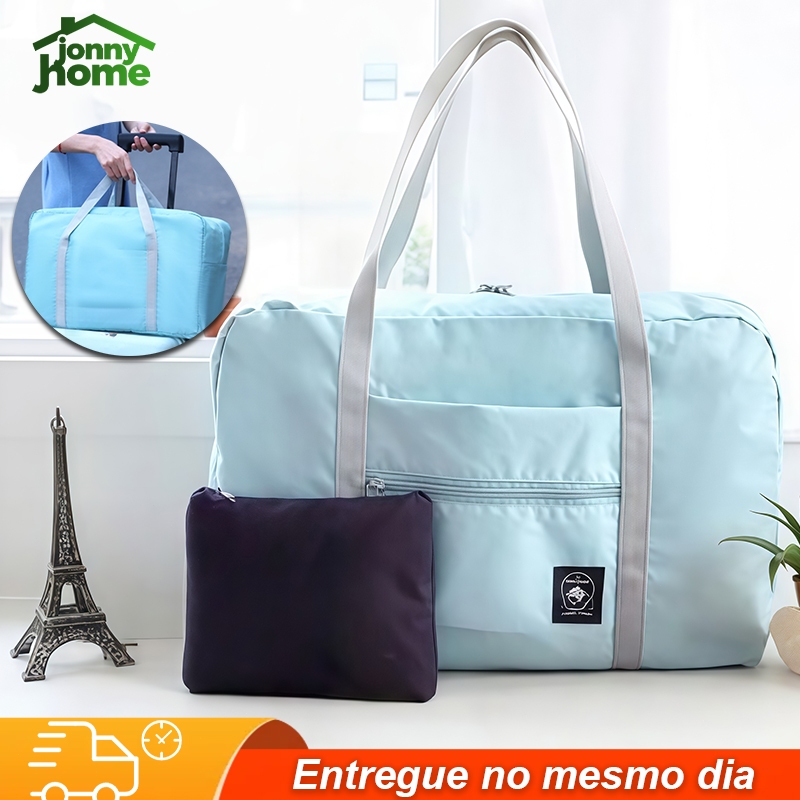 Mala de viagem dobrável portatíl e impermeável com grande capacidade Resistente