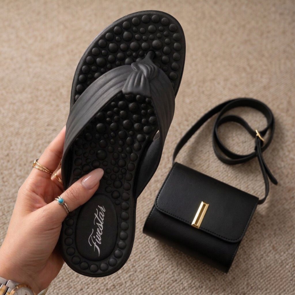 Kit Chinela rasteirinha de dedo feminina fivestar + Bolsa Carteira sintetica mini bag exclusiva