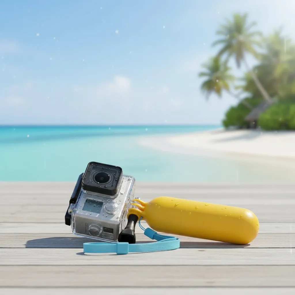 Bastão Boia Flutuante Câmera Gopro Bobber Floaty Mergulho