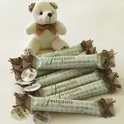 JUJUBA PERSONALIZADAS LEMBRANCINHA MATERNIDADE - CHA REVELAÇAO - CHA DE BEBE E ANIVERSARIO - COM TA