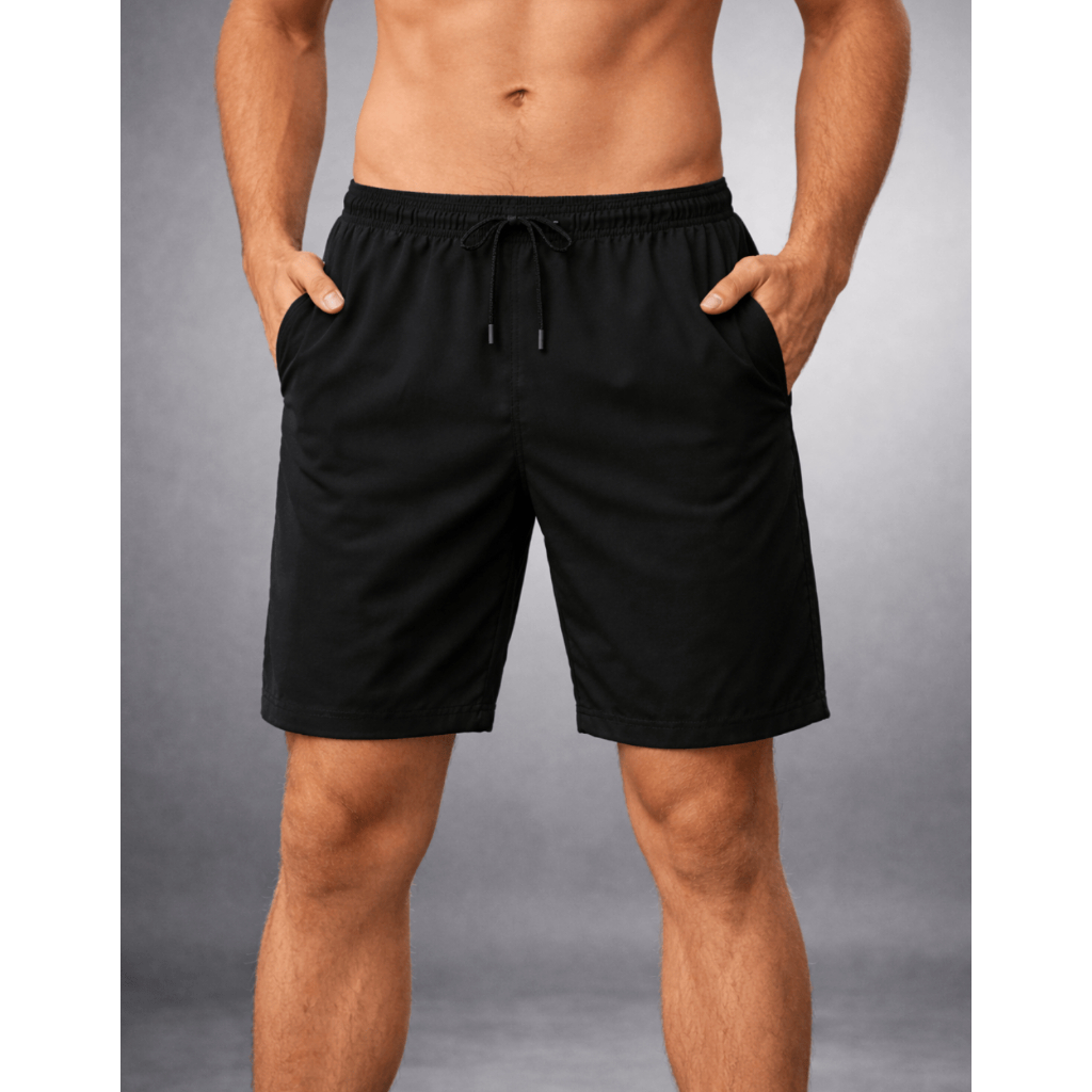 Shorts Masculino Tactel Elastano Academia Corrida Praia Secagem Rápida Bermuda Esportiva