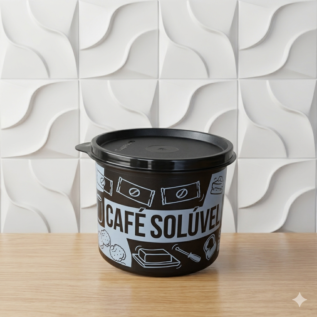 Tupperware Redondinha Café Solúvel Pop Box 500 ml👀💯