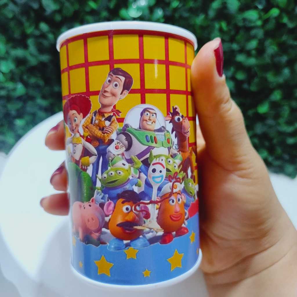 Lembrancinha Personalizada Festa Toy Story – Cofrinho Personalizado com Nome e Idade | Lembrança Aniversário Infantil...