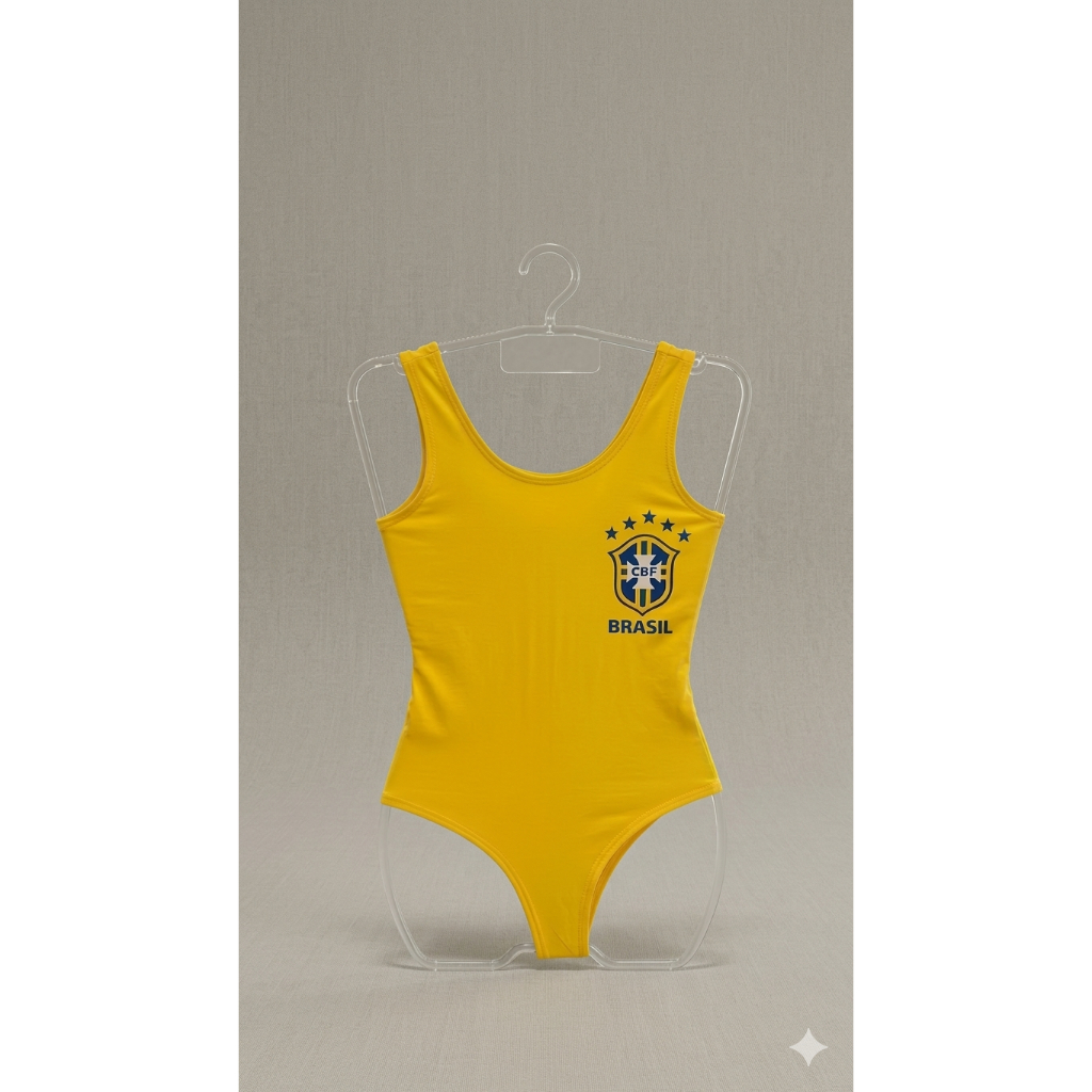 Body Brasil Infantil Feminino Blogueirinha Verão Festa Fantasia Bodys Copa Bory Bodi Seleção Brasileira Temático