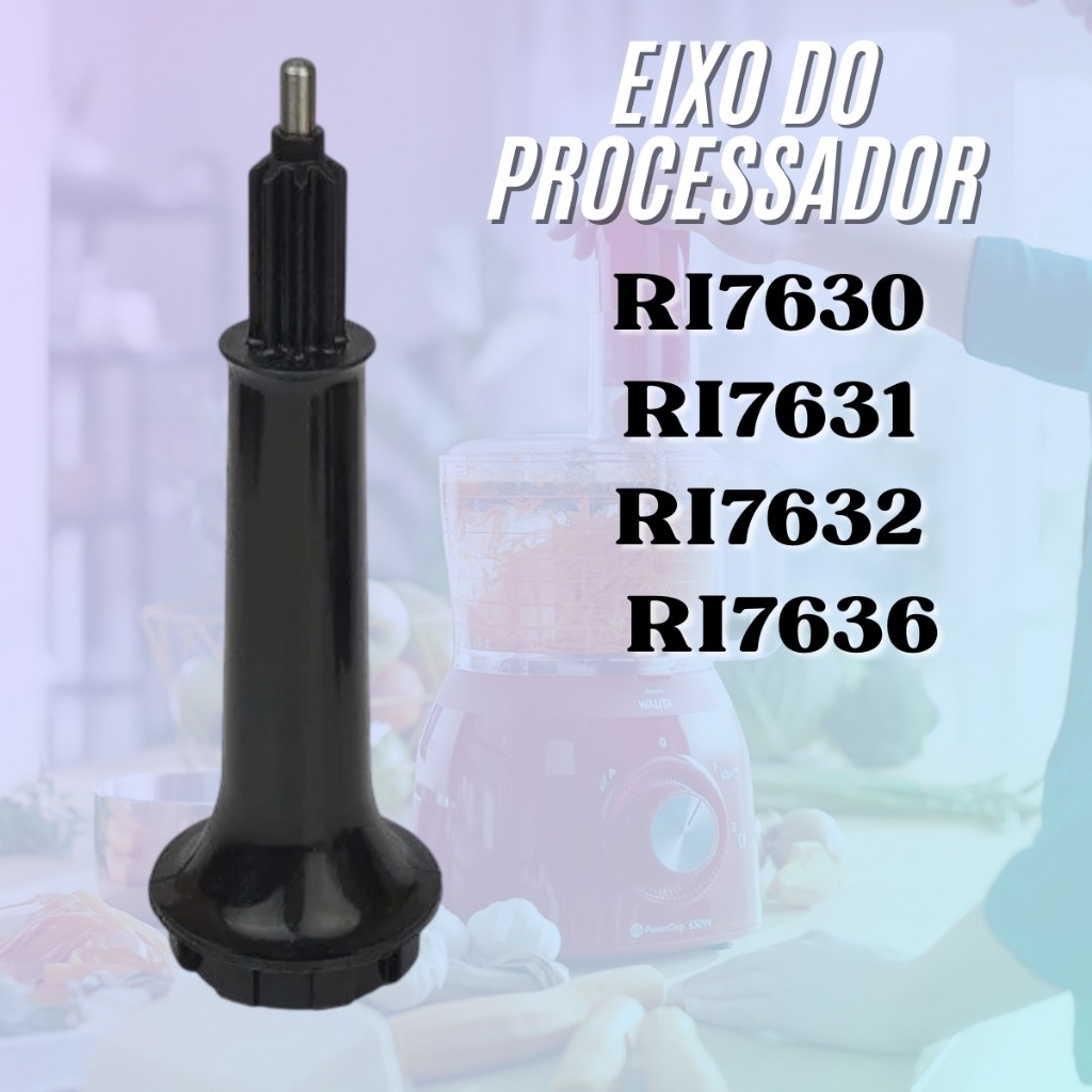 Eixo Acion. Cinza Philips Walita Original Ri7630 Ri7631 Ri7632 Ri7636