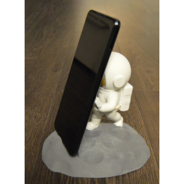 Suporte para Celular Astronauta – Porta Smartphone Decorativo Espacial 🚀📱
