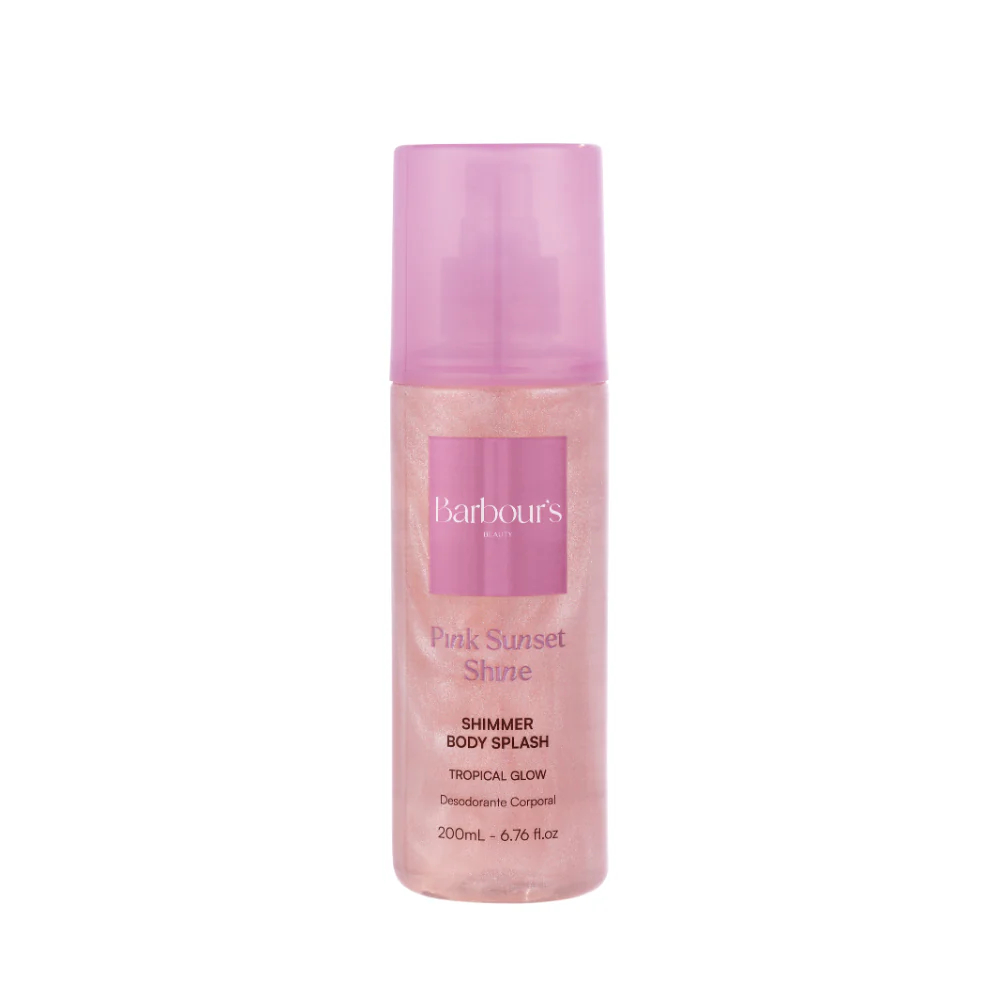 Barbours Body Splash Desodorante Corporal Pink Sunset Shine - 200ml
