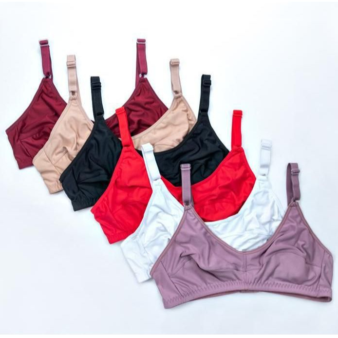 Sutiã Sem Bojo Reforçado Alta Sustentação Microfibra Confortável