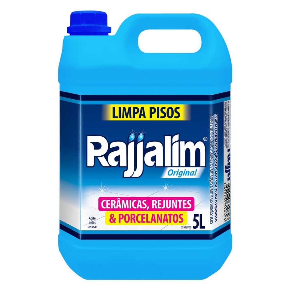 Limpa Piso Rajjalim 5 Litro Rajja - Cerâmica Rejunte e Porcelanato