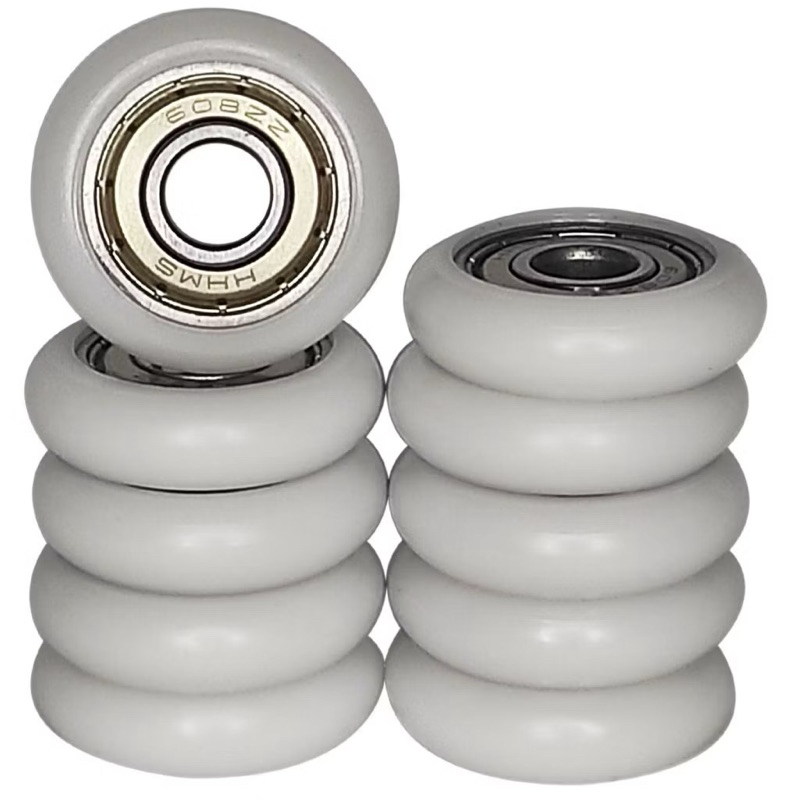 Roldana 30mm com Rolamento 608ZZ Kit 10 Peças