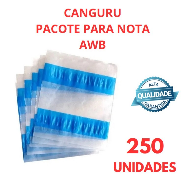 250 ENVELOPES PARA NOTA FISCAL (DANFE / AWB / CANGURU) - 10 X 12 cm