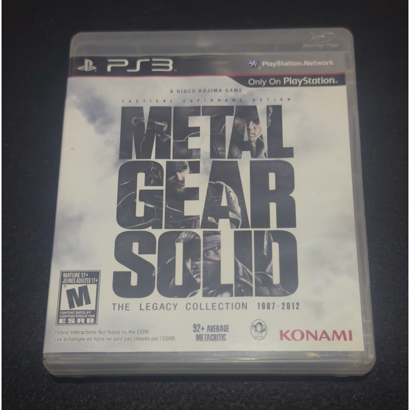 METAL GEAR SOLID: THE LEGACY COLLECTION Ps3 física seminovo