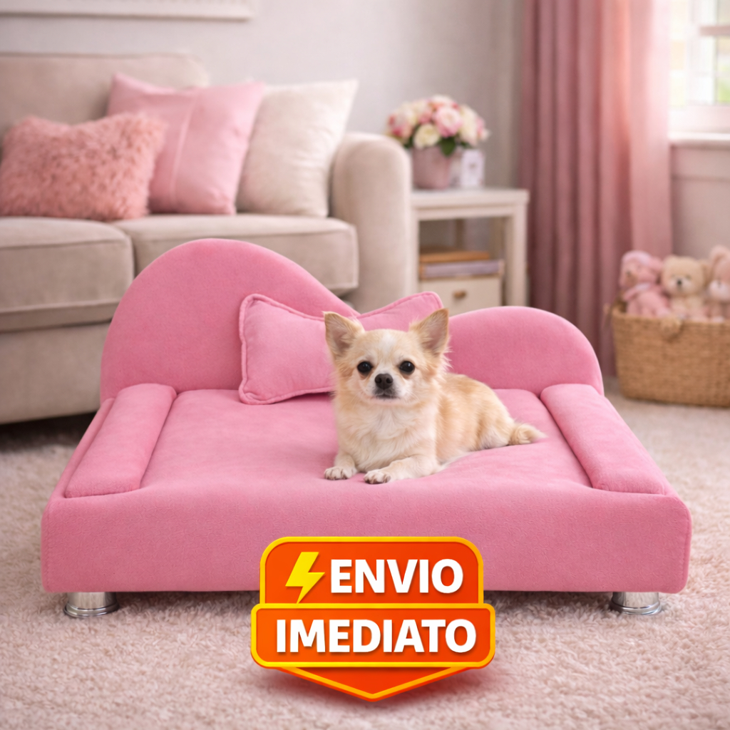 Cama para Cachorro Gato Poltrona Pet Caminha Cachorro e Gato com Ossinho