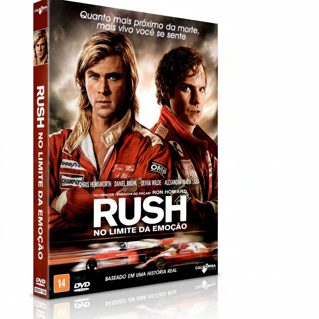DVD Filme: Rush no Limite da Emoção (2013) Dublado e Legendado