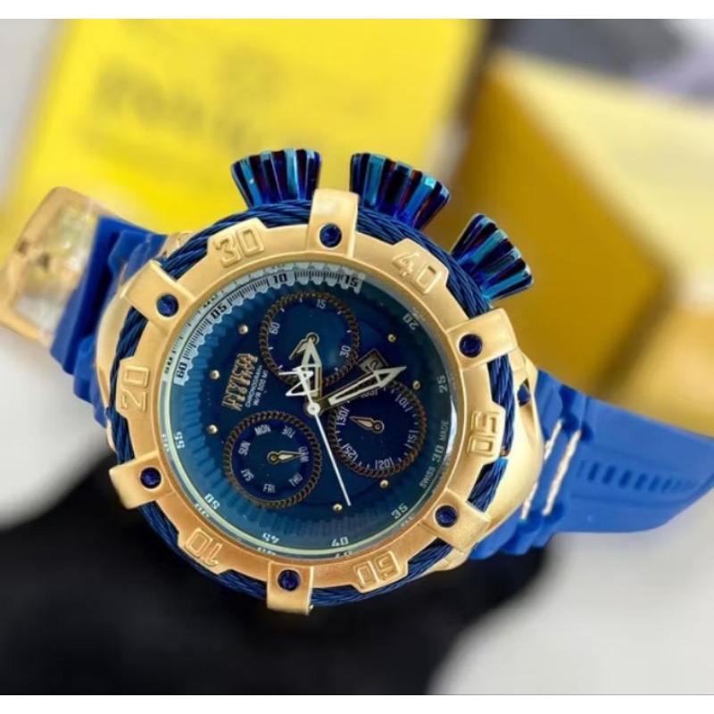 Relógio invicta thunderbolt pulseira de borracha os top em Oferta na Shopee